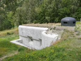 Ligne Maginot - SAINT GOBAIN - (Ouvrage d'infanterie) - Bloc 1
Créneaux de 81 surmontés par la cloche GFM
