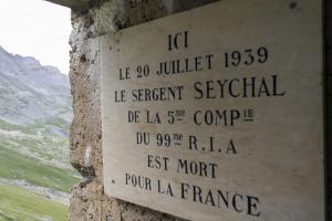 Ligne Maginot - Abri de Plan-Lachat - Plaque