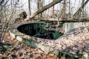 Ligne Maginot - OUVRAGE NEY-RAPP - (Position d'artillerie préparée) - La cuve ouest qui couvrait le front nord de la ceinture de Strasbourg