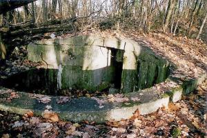 Ligne Maginot - OUVRAGE NEY-RAPP - (Position d'artillerie préparée) - La cuve ouest qui couvrait le front nord de la ceinture de Strasbourg