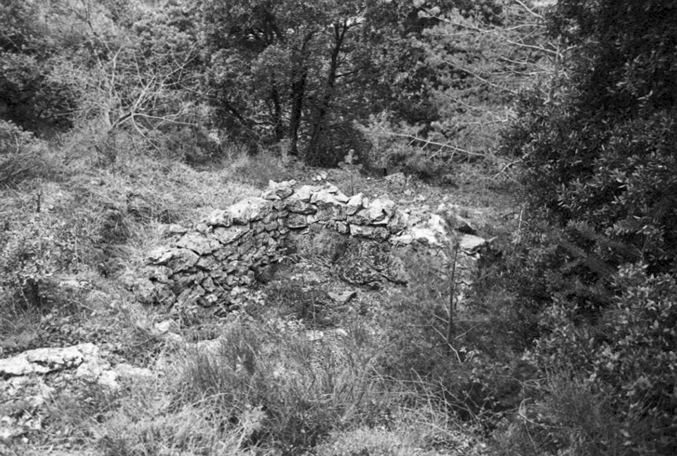 Ligne Maginot - Blockhaus de CASTILLON Sud - Dernier poste de tir en pierres séches
