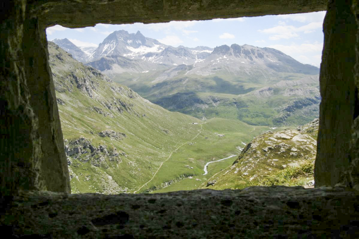 Ligne Maginot - VANOISE - (Ouvrage d'infanterie) - Le bloc 2, le superbe plan de feu