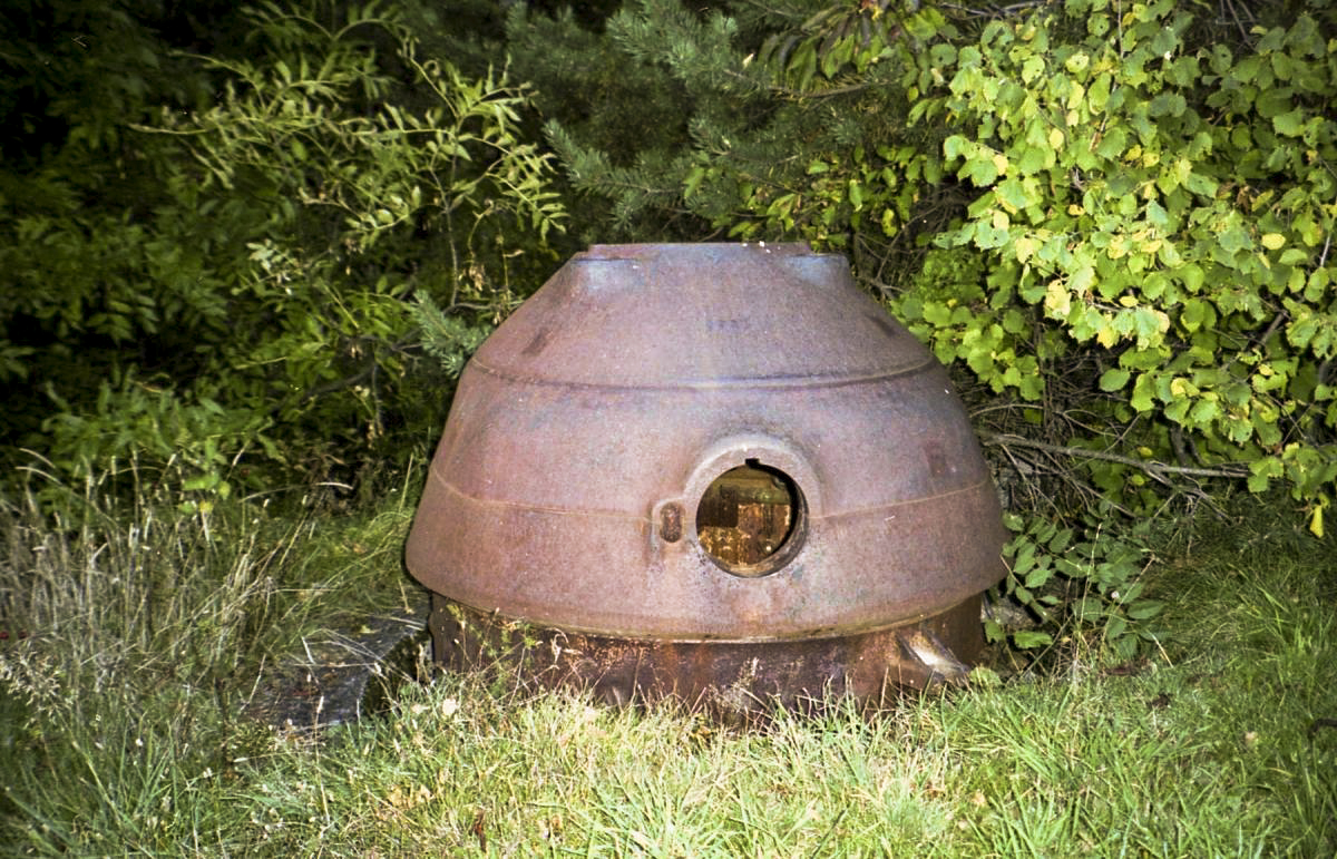 Ligne Maginot - AMODON (TD N° 600) - (Cuve pour arme d'infanterie) - Vue de face