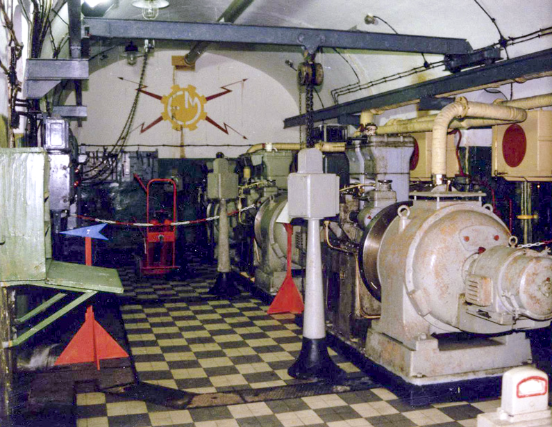 Ligne Maginot - SAINT GOBAIN - (Ouvrage d'infanterie) - L'usine électrique
