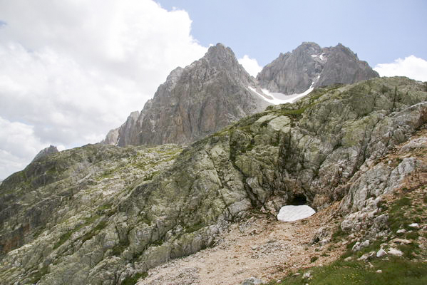 Ligne Maginot - Avant-poste de l'Aiguille Noire - Galerie d'accès inachevée