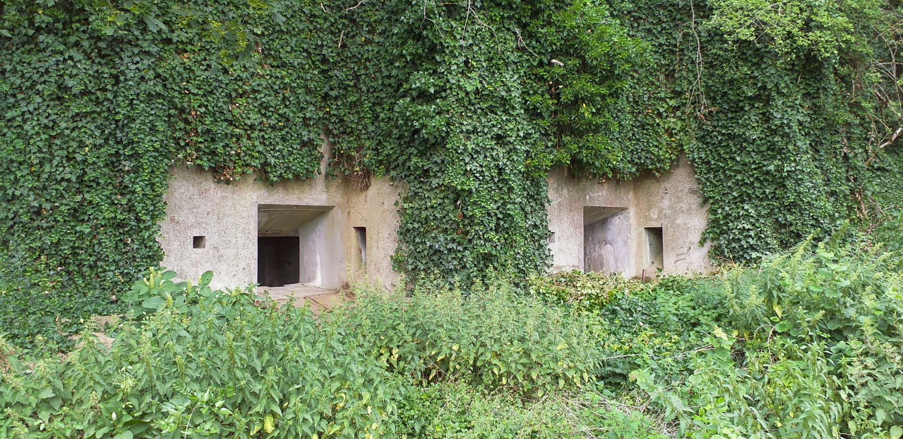 Ligne Maginot - DUCROT EST - (Casemate d'artillerie) - Façade de la chambre de tir