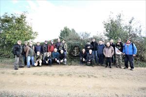 Ligne Maginot - Villy-la-Ferté 2020 - Une partie du groupe lors de la sortie organisée dans le secteur de Montmédy en 2020