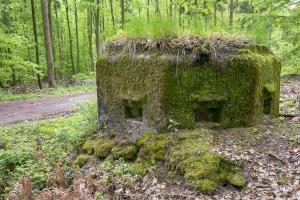 Ligne Maginot - FM48 - NONNENHARDT EST 5 - (Blockhaus pour arme infanterie) - Les trois créneaux frontaux