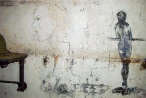 Ligne Maginot - SCHOENENBOURG - (Ouvrage d'artillerie) - Peintures murales et graffitis dans les locaux de l'ouvrage