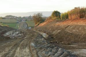 Ligne Maginot - KUHLENDORF (79° RIF - 156°RA) - (PC de Sous-Secteur) - Les travaux routiers de 2010 et la disparition du PC