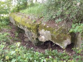 Ligne Maginot - OBERSEEBACH 2 ( Blockhaus pour canon ) - Façade chambres de tir mitrailleuse et AC 47