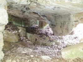 Ligne Maginot - OBERSEEBACH NORD - (Blockhaus pour canon) - L'intérieur dévasté du bloc
