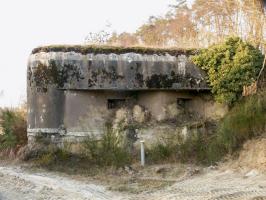 Ligne Maginot - Casemate du Bois de Rittershoffen 6 - La façade extérieure de la casemate