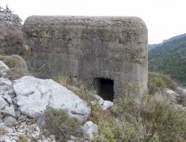 Ligne Maginot - O45 - MADONE de GORBIO Sud ( Blockhaus pour arme infanterie ) - L'entrée de la casemate