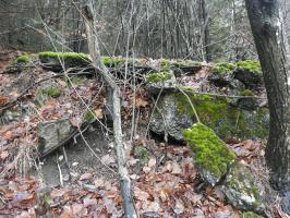 Ligne Maginot - COL DU WIEP 2 - (Blockhaus de type indeterminé) - Les maigres restes du blockhaus