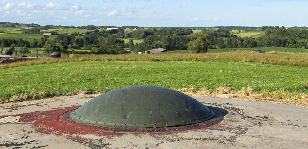 Ligne Maginot - SCHOENENBOURG - (Ouvrage d'artillerie) - Bloc 4
La tourelle pour deux canons de 75mm