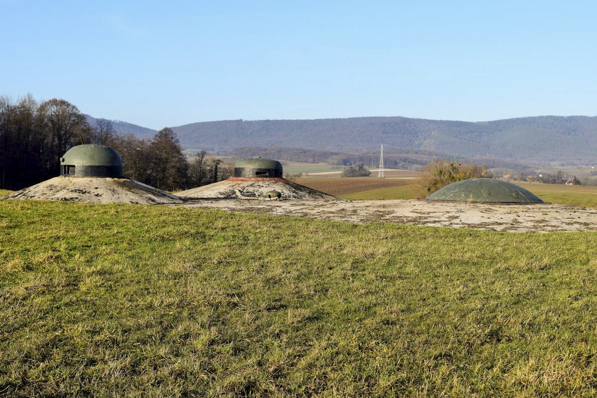 Ligne Maginot - SCHOENENBOURG - (Ouvrage d'artillerie) - Bloc 4
Tourelle 75/32 Cloches VDP et GFM