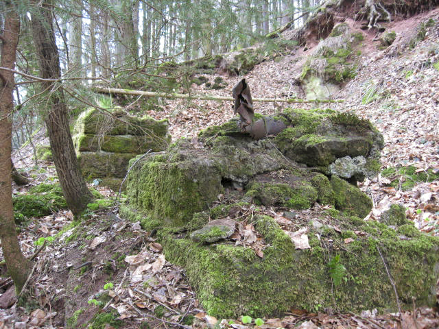 Ligne Maginot - MOULIN DE MONTBRONN (SF ROHRBACH) - (PC de Secteur) - Les restes des batiments