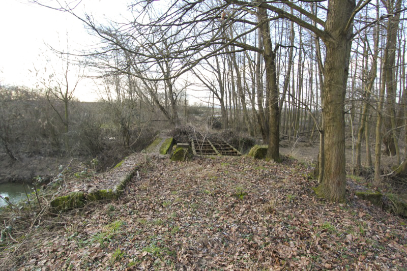 Ligne Maginot - Barrage du HAUSAUERBACH - Le pertuis