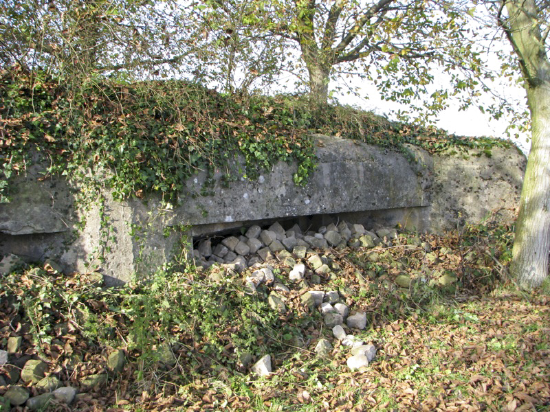 Ligne Maginot - KIRCHGRUBE Sud ( Blockhaus pour canon ) - Créneau pour canon