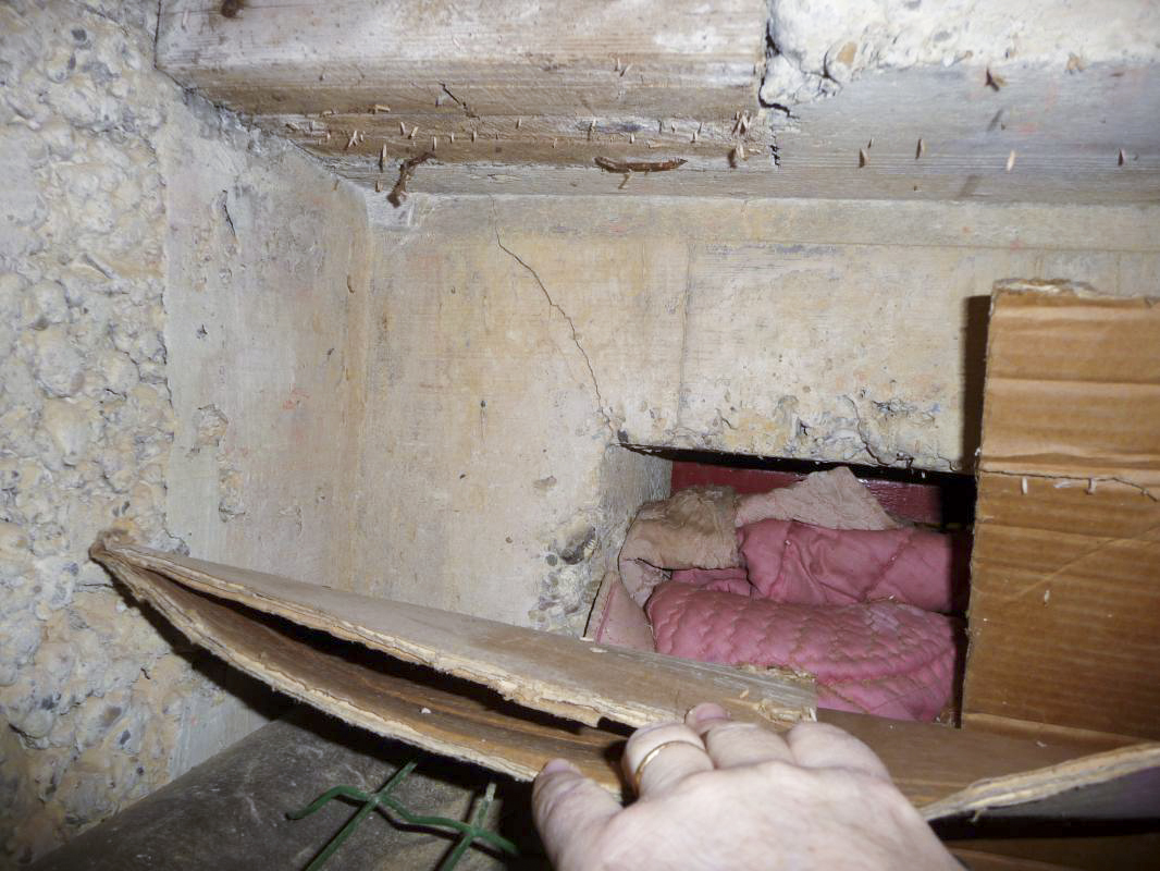 Ligne Maginot - Blockhaus d'OBERROEDERN - Créneau de tir coté gauche