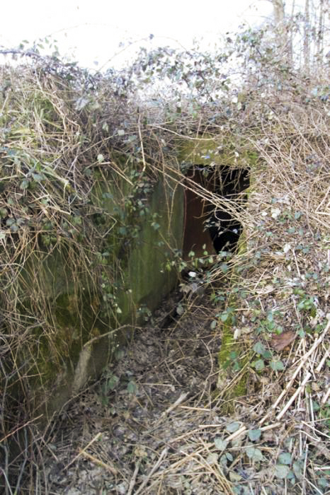 Ligne Maginot - RETENUE DU HAUSAUERBACH - (Blockhaus pour arme infanterie) - L'entrée de la courte galerie d'accès