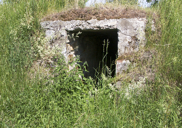 Ligne Maginot - RITTERSHOFFEN (2°BON - 79° RIF) - (PC de Quartier) - Entrée du PC, vue de détail