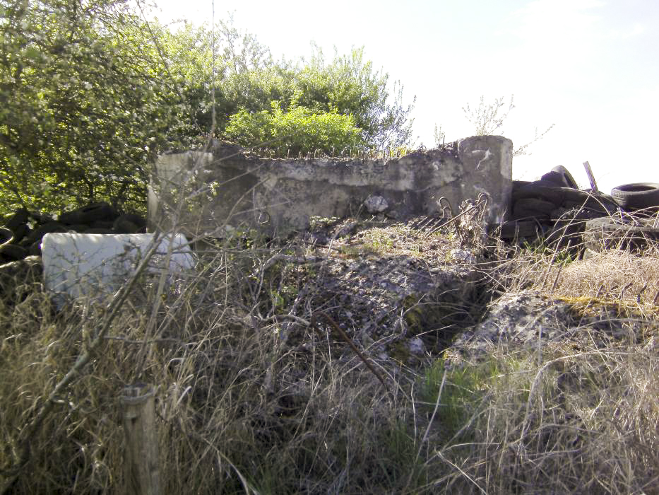 Ligne Maginot - TRAMBACH ( Blockhaus pour arme infanterie ) - Le blockhaus ruiné