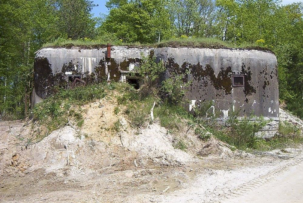 Ligne Maginot - Casemate du Bois de Rittershoffen 6 - La façade arriére de la casemate