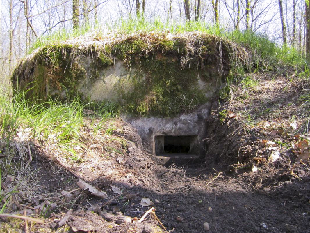 Ligne Maginot - BOIS DE RITTERSHOFFEN b - (Blockhaus pour arme infanterie) - Créneau gauche