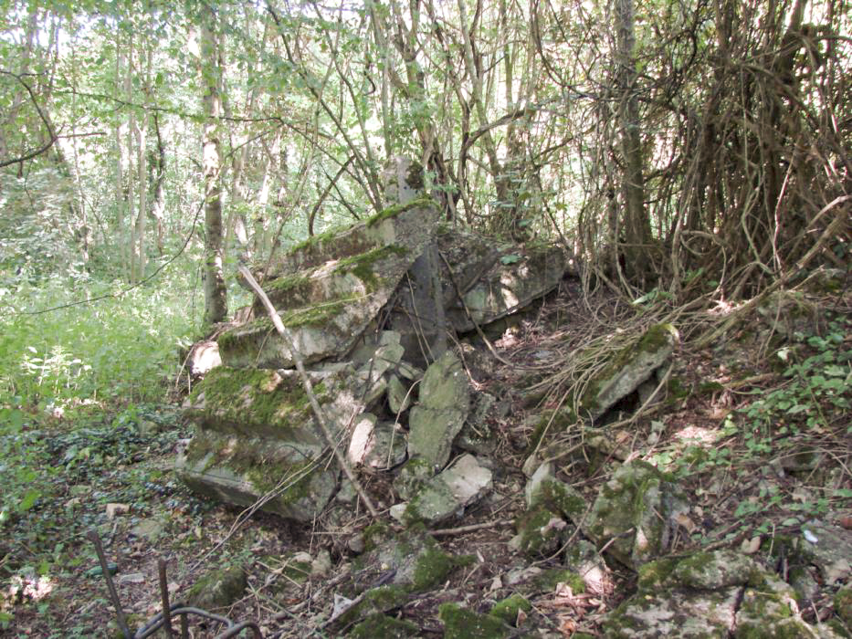 Ligne Maginot - ELZANGE - (Camp de sureté) - Les ruines du camp
Monticule de gravats.