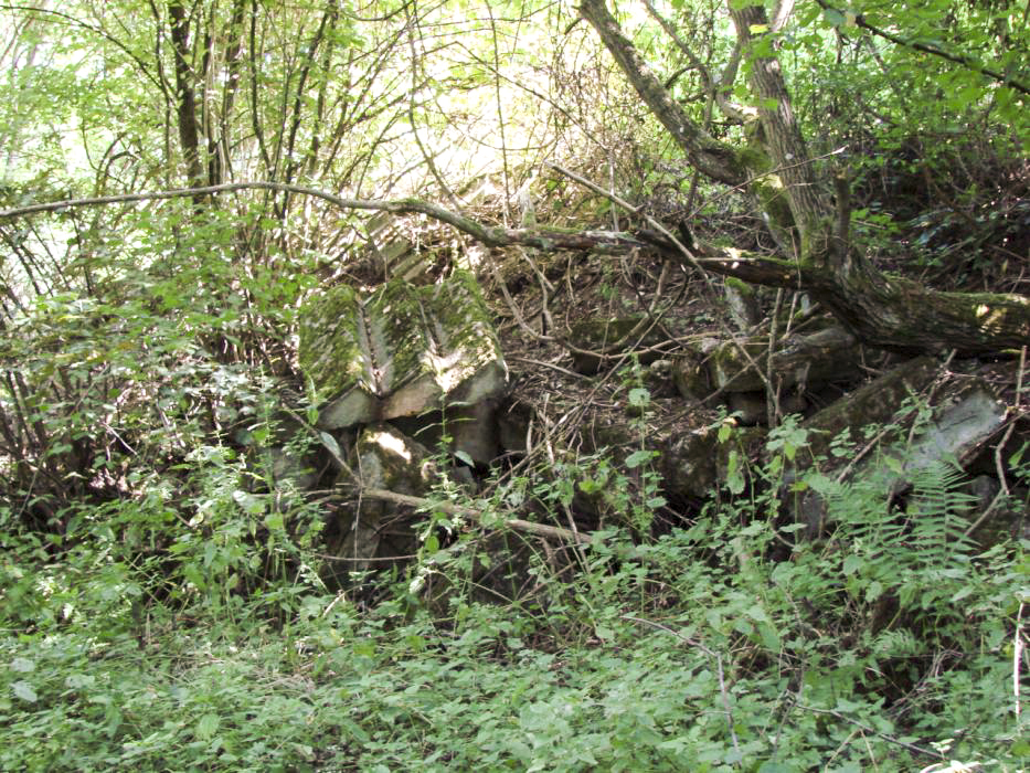 Ligne Maginot - ELZANGE - (Camp de sureté) - Les ruines du camp
Monticule de gravats.