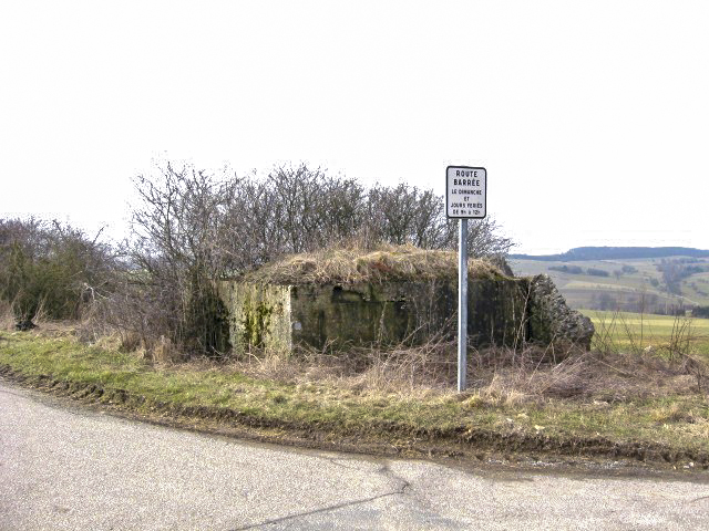 Ligne Maginot - FIRST 6 (Blockhaus pour canon) - Vue générale