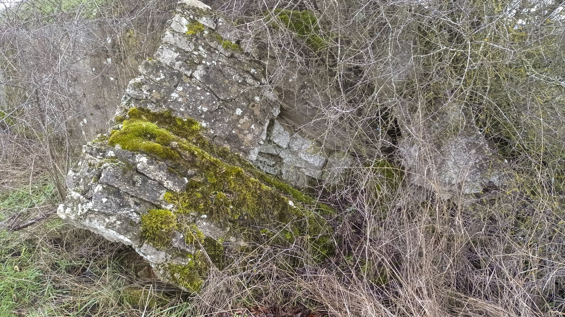 Ligne Maginot - FIRST 6 - (Blockhaus pour canon) - La facade avant