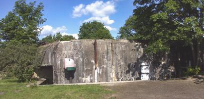 Ligne Maginot - AUENHEIM NORD - (Casemate d'infanterie) - Vue d'ensemble facade arriere