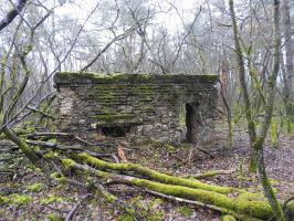 Ligne Maginot - FORLENWALD 1 - (Blockhaus pour canon) - L'entrée latérale et un créneau