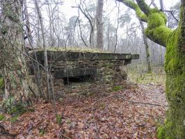 Ligne Maginot - FORLENWALD 2 - (Blockhaus pour arme infanterie) - Le créneau à gauche