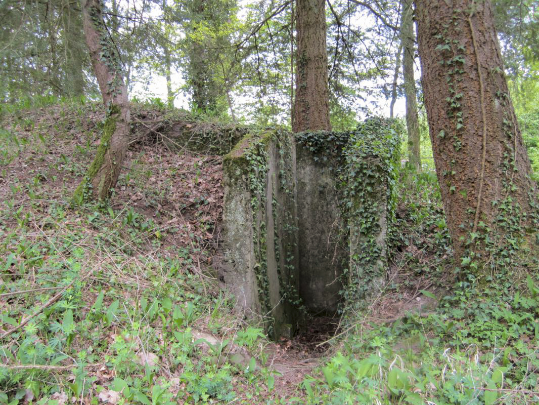 Ligne Maginot - MITTELWEG 1 - (Blockhaus pour arme infanterie) - L'accès bétonné à l'entrée