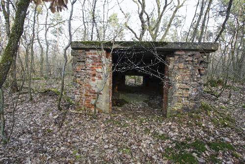 Ligne Maginot - FORLENWALD 1 (Blockhaus pour canon) - Vue extérieure coté entrée