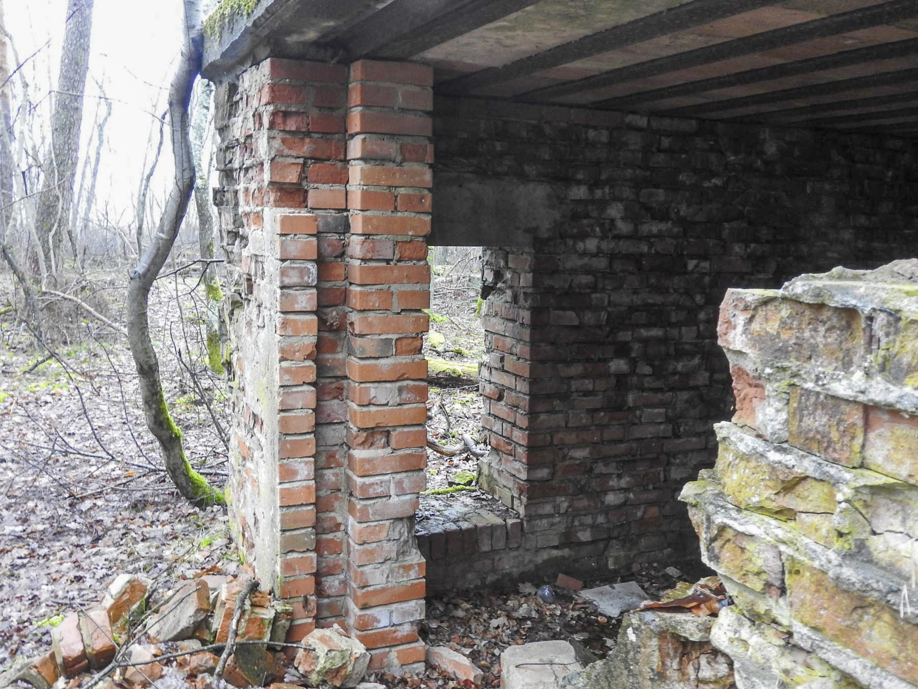 Ligne Maginot - FORLENWALD 1 - (Blockhaus pour canon) - L'entrée pour le canon