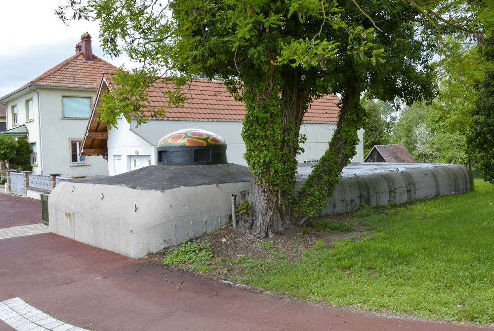 Ligne Maginot - ANCIENNE REDOUTE - (Abri) - Vue d'ensemble depuis le coté ennnemi