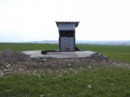 Ligne Maginot - 70A - (Chambre de coupure) - La chambre de coupure sert de support à un mirador de chasse
