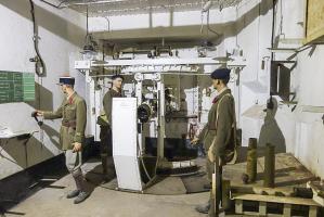 Ligne Maginot - SAINTE AGNES (SAG) - EO9 - (Ouvrage d'artillerie) - Bloc 2
Chambre de tir pour mortier de 75 modèle 31.