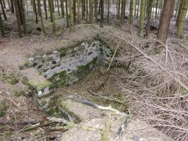 Ligne Maginot - Blockhaus de ERBSENTHAL 2 - Cuve maçonnée pour arme d'infanterie