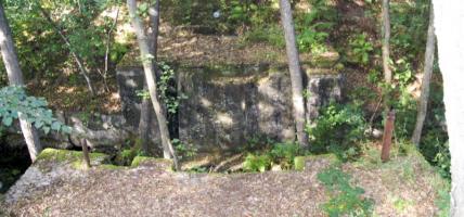 Ligne Maginot - GRAFENWEIHER Centre (Barrage 06) (Inondation défensive) - Le pertuis depuis la digue