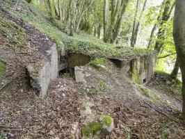 Ligne Maginot - Blockhaus Bb59-B - BOIS de l'HERMITAGE Nord - L'arrière et face droite