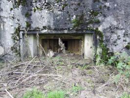 Ligne Maginot - AB2-DBIS - ITINGERSLOCH SUD - (Blockhaus pour arme infanterie) - L'embrasure et sa trémie Condé