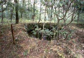 Ligne Maginot - Observatoire du FREUDENBERG - Emplacement de la cloche VP ferraillée