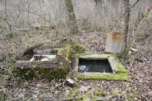 Ligne Maginot - BAERENRAIN - (Casernement) - Toilettes et sa fosse