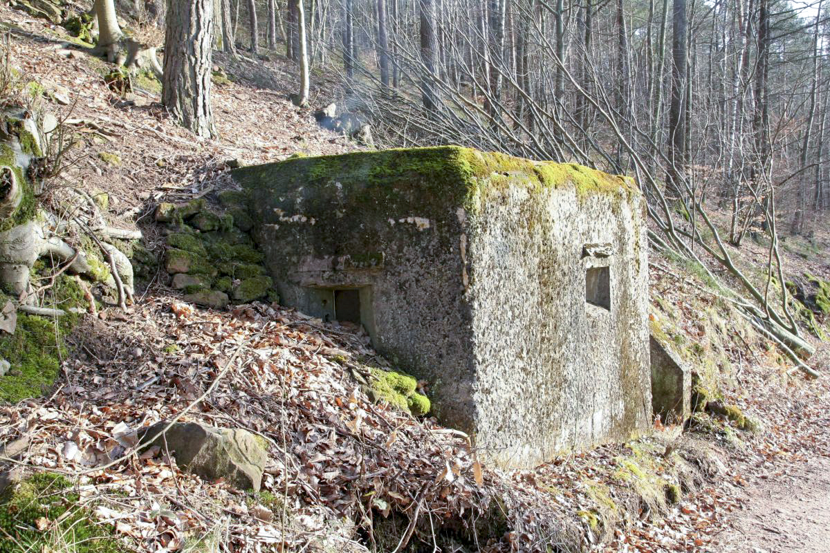 Ligne Maginot - FM78 - BETZENTHAL 5 - (Blockhaus pour arme infanterie) - Créneaux frontal et latéral